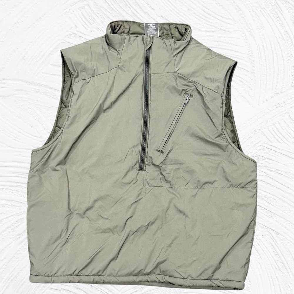 Sekri Inc X-Large PCU Level 7 Vest Primaloft Green Gray  Made USA